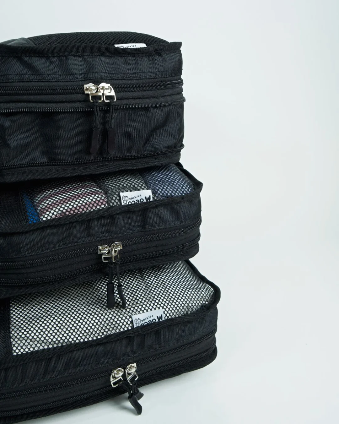 Compression packing Cubes Negro - Imagen 3