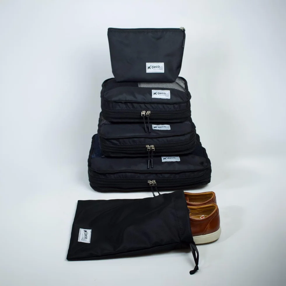 packing cubes negro organizador de maleta ecuador