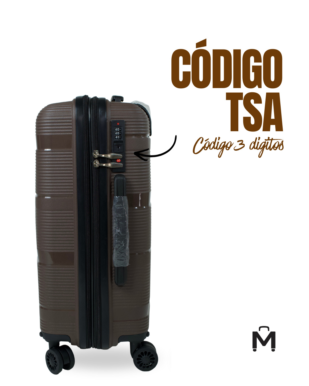 Maleta Carry On de 10Kg Mocca - Imagen 5